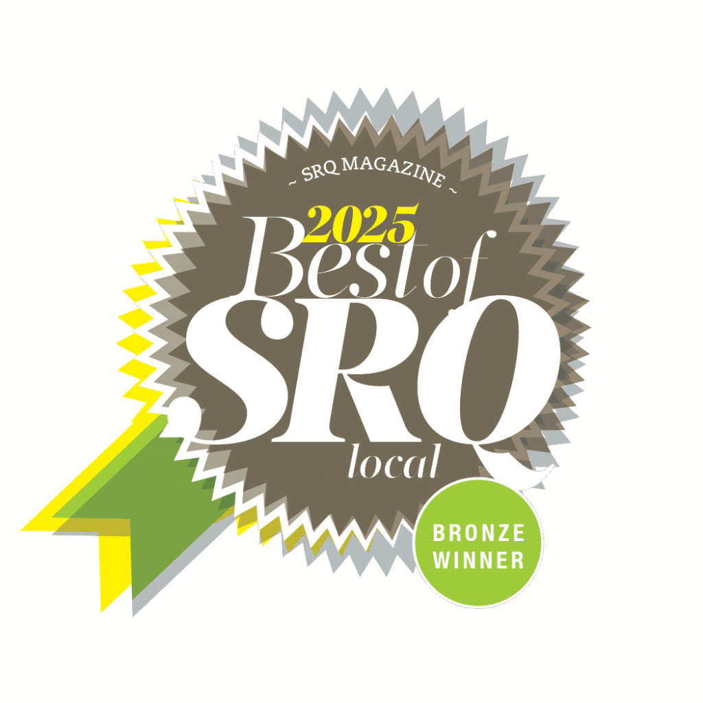 2025 Best of SRQ local award, bronze winner